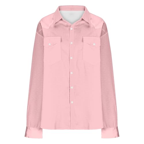 Xiaojmake Western Cowboy Shirts for Men Pearl Snap Button Down Cotton Work T-Shirt Casual Shirts for Men with Pockets