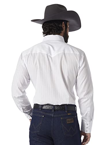 Wrangler Men's Sport Western Two Pocket Long Sleeve Snap Button Down Shirts for Outdoor Adventures
| Wrangler Men's Spo