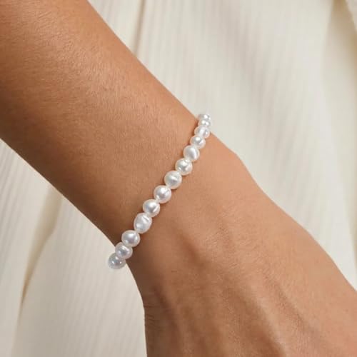 HENGSHENG Natural Freshwater Cultured Pearls Link Bracelets for Women Elegant Jewelry
| HENGSHENG Baroque Pearls Link B